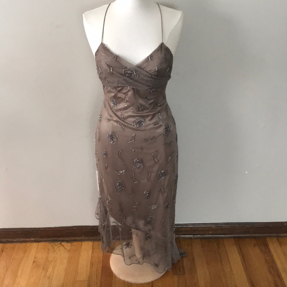 backless beaded dress